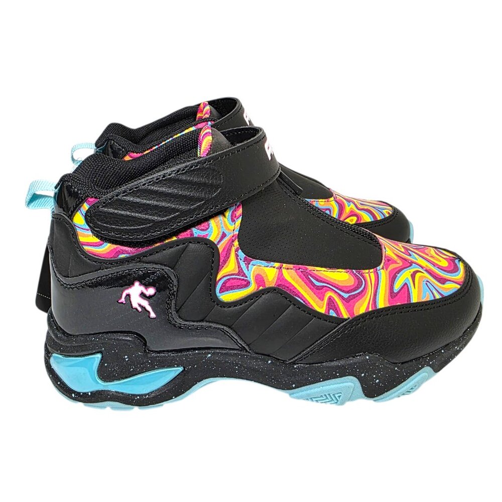 AND1 Athletic Sneakers Hi-Top Zip Little & Big Boy Size 3 & 4 Odor-Reducing Tech - Picture 4 of 9